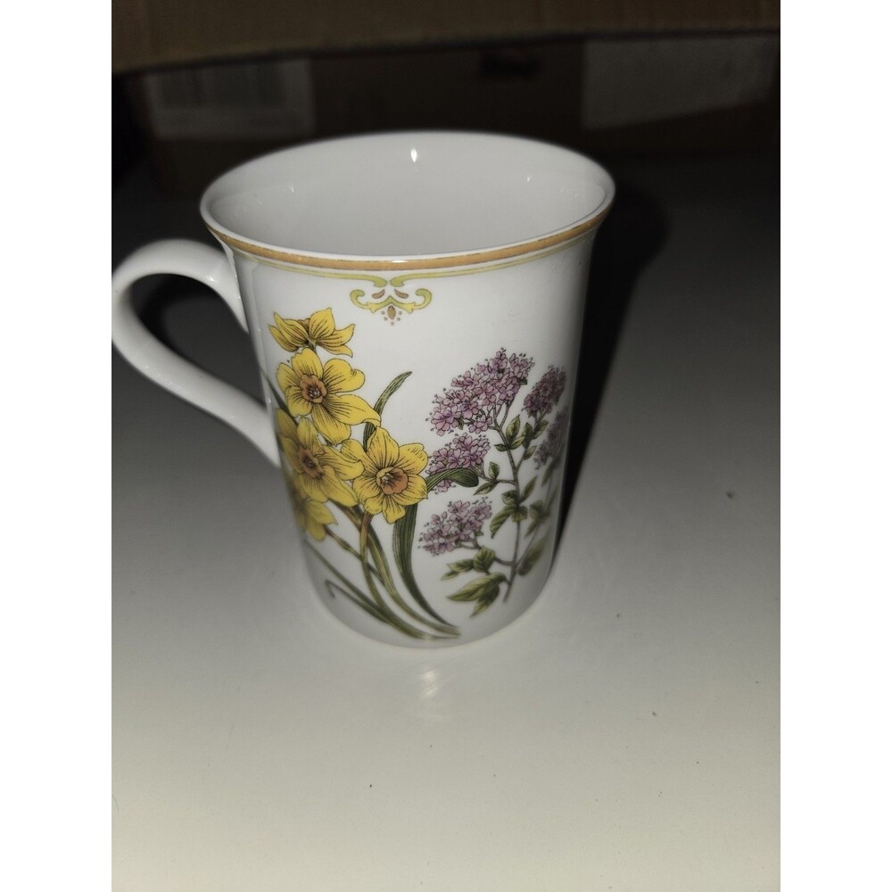 Stechcol Gracie Bone China Spring Garden Floral Coffee Mug